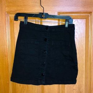 Wild Honey black miniskirt size small EUC